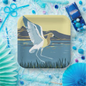 Assiettes En Carton Avocet américain (Fête)