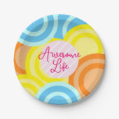 Assiettes En Carton Awesome Vie Puck Potluck (Devant)