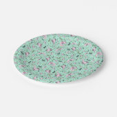 Assiettes En Carton Axolotl en vert (Angle)