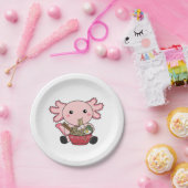 Assiettes En Carton Axolotl Nourriture Ramen Japonais Nourriture Kawai (Fête)