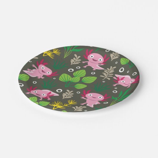 Assiettes En Carton Axolotl Paper (Angle)