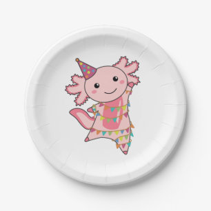Assiettes En Carton Axolotl Vous Souhaite Bon Anniversaire Axolotls Ad