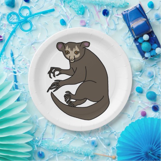 Assiettes En Carton Aye aye Lemur (Fête)