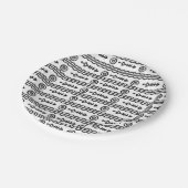 Assiettes En Carton Aztec Boho (Angle)