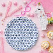 Assiettes En Carton Aztec Cercle grec Clé mal Motif oeil bleu (Fête)