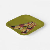 Assiettes En Carton Aztec Navajo Pattern Letter A (Angulaire)