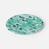 Assiettes En Carton Azure Chaos (Angle)