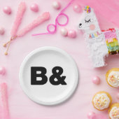 ASSIETTES EN CARTON B& (Fête)