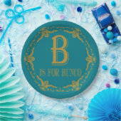 Assiettes En Carton B élégant est pour Bunco (Fête)