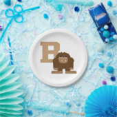 Assiettes En Carton B est pour Bigfoot (Fête)