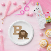 Assiettes En Carton B est pour Bigfoot (Fête)