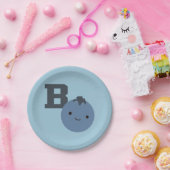 Assiettes En Carton B est pour Blueberry (Fête)