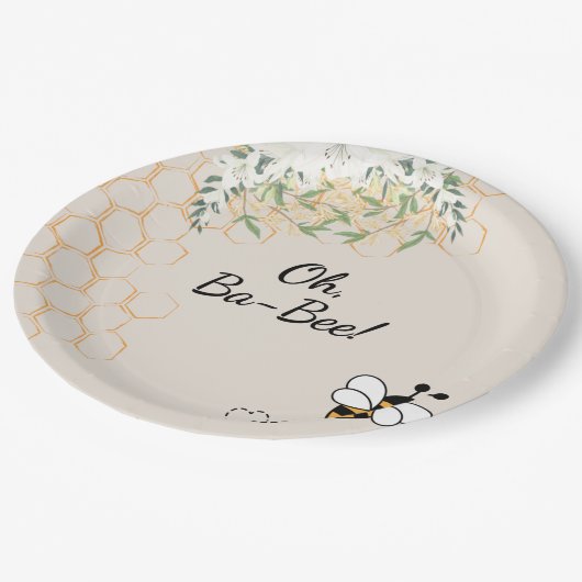 Assiettes En Carton Ba-Bee (Angle)