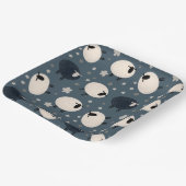 Assiettes En Carton Baa Baa Black Sheep (Angulaire)