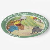 Assiettes En Carton Baa, Baa, Black Sheep Anniversaire Collection (Angle)
