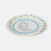 Assiettes En Carton Baby Boy Anniversaire Kitty Cat et étoiles multico (Angle)
