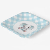 Assiettes En Carton Baby Boy Elephant Plaques d'anniversaire, Baby sho (Angulaire)