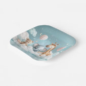 Assiettes En Carton Baby Giraffe avec tous ses amis (Angulaire)