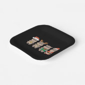 Assiettes En Carton Baby Hippo Moo Deng Noël (Angulaire)