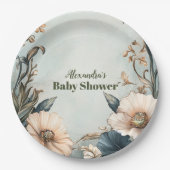 Assiettes En Carton Baby in Bloom Fleur sauvage (Devant)