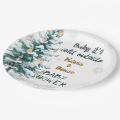 Assiettes En Carton Baby It's Cold Outside Baby Shower (Angle)