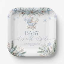 Baby It's Cold Outside Blue Winter Baby Shower