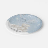 Assiettes En Carton Baby, It's Cold Outside Teddy Bear Winter Party (Angle)