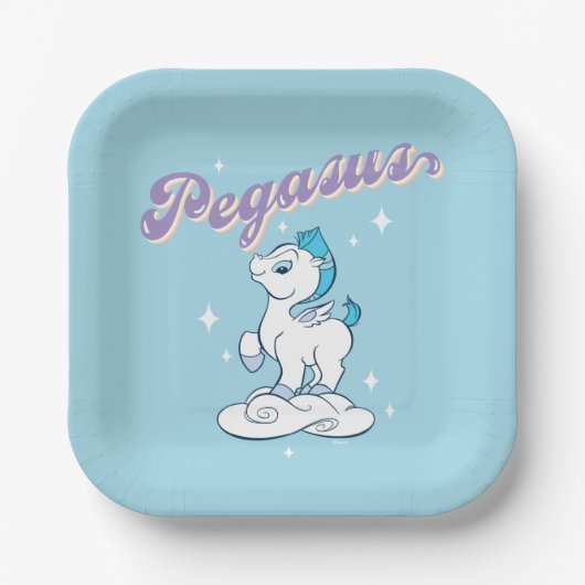 Assiettes En Carton Baby Pegasus Paper Plates (Recto)