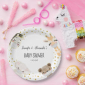 Assiettes En Carton Baby shower (Fête)