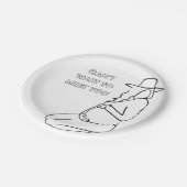 Assiettes En Carton Baby Shower (Angle)