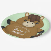 Assiettes En Carton Baby shower à cheval (Angle)