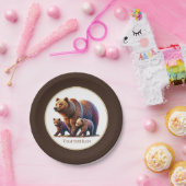 Assiettes En Carton Baby shower à petits ours (Fête)