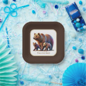 Assiettes En Carton Baby shower à petits ours (Fête)