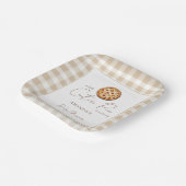 Assiettes En Carton Baby shower à secteurs Neutre (Angulaire)