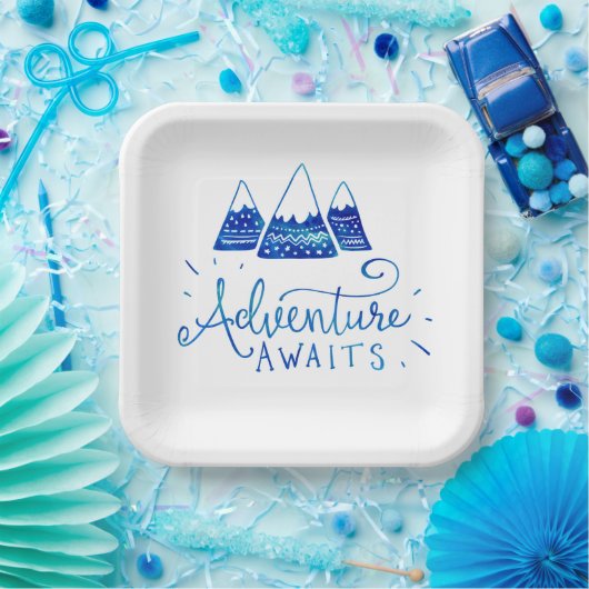 Assiettes En Carton Baby shower à thème Rustique (Fête)