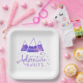 Assiettes En Carton Baby shower à thème Rustique (Fête)