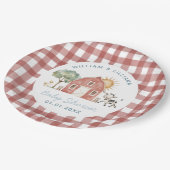 Assiettes En Carton Baby shower agricole (Angle)