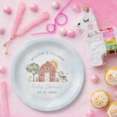 Assiettes En Carton Baby shower agricole (Fête)