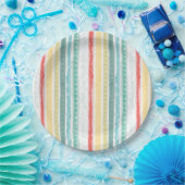 Assiettes En Carton Baby shower arc-en-ciel (Fête)