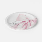 Assiettes En Carton Baby Shower Arc-en-ciel (Angle)