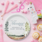 Assiettes En Carton Baby shower aventure (Fête)