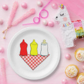 Assiettes En Carton Baby shower BBQ (Fête)
