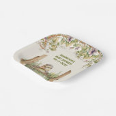 Assiettes En Carton Baby shower bébé canard (Angulaire)