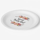 Assiettes En Carton Baby shower bébé doux (Angle)