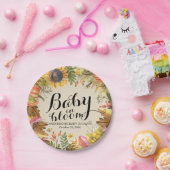 Assiettes En Carton Baby shower bébé en fleur Maple Citrouille tournes (Fête)