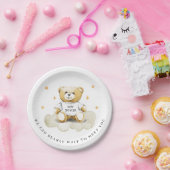 Assiettes En Carton Baby shower bébé Teddy Bear (Fête)