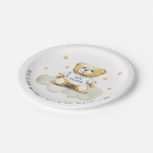 Assiettes En Carton Baby shower bébé Teddy Bear (Angle)