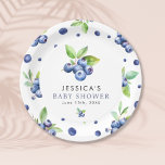 Assiettes En Carton Baby shower Berry Sweet Blueberry<br><div class="desc">Plaques de papier Baby shower Berry Sweet Blueberry. Éléments correspondants disponibles.</div>