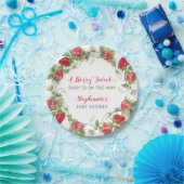 Assiettes En Carton Baby shower Berry Sweet Strawberry (Fête)