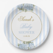 Baby shower Blue Hydrangea
